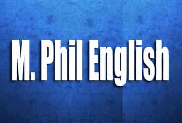 M. Phil English Coaching Center