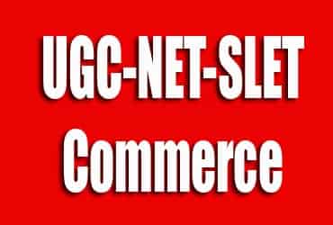 UGC-NET-SLET Commerce