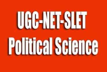 UGC-NET-SLET Political Science